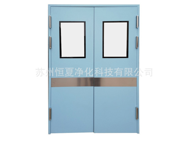 不锈钢防撞自由门双向通道门内外单开双开双向弹簧门净化车间订做