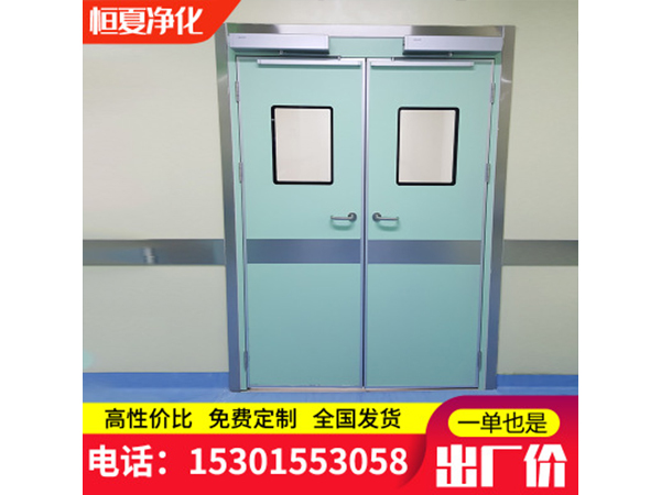 直销洁净室电动自动脚感应通道门走廊双开门门机订制自动门平开门